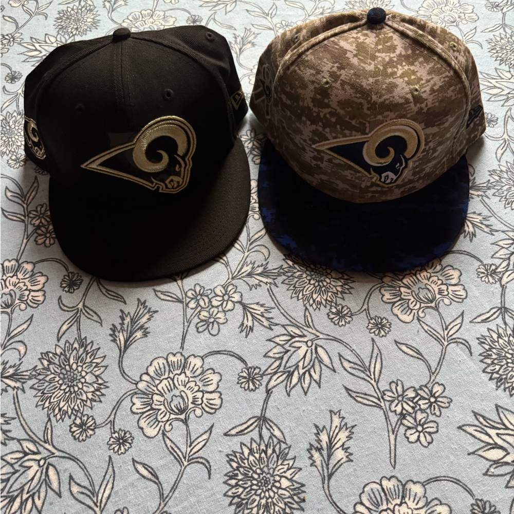 La Rams Hat Lot